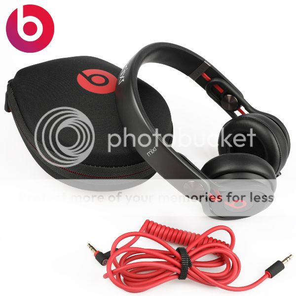 Genuine Beats by Dr. Dre Mixr Neon DJ Swivel Headphones BLACK eBay